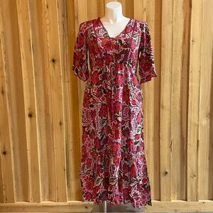 Avenue Women’s Plus Size Boho Maxi Dress NWT Size 26/28 “Dress Utopia”